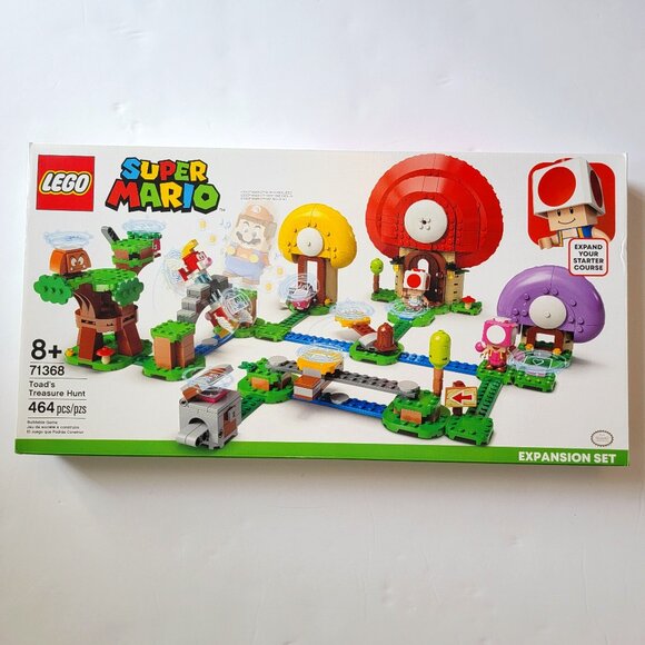 LEGO Super Mario Toad’s Treasure Hunt Expansion Set 71368, new - Picture 1 of 11